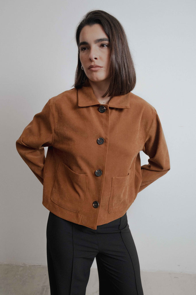 Veste en suédine ALMA