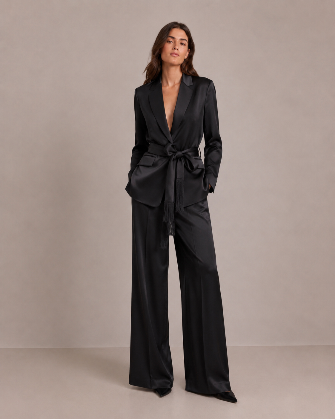 Blazer satiné CARMEN
