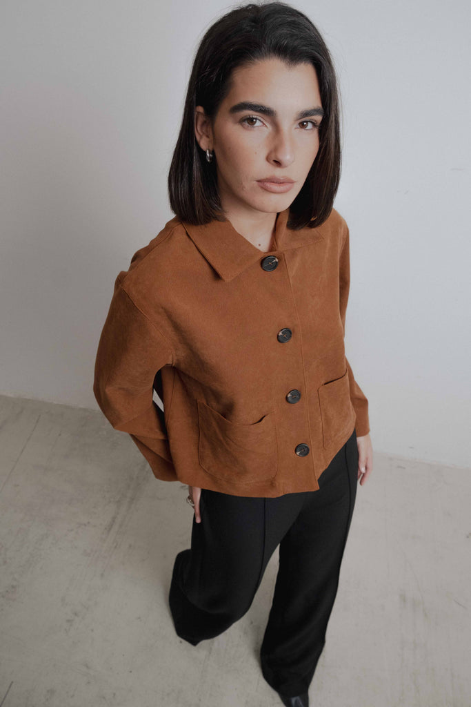 Veste en suédine ALMA